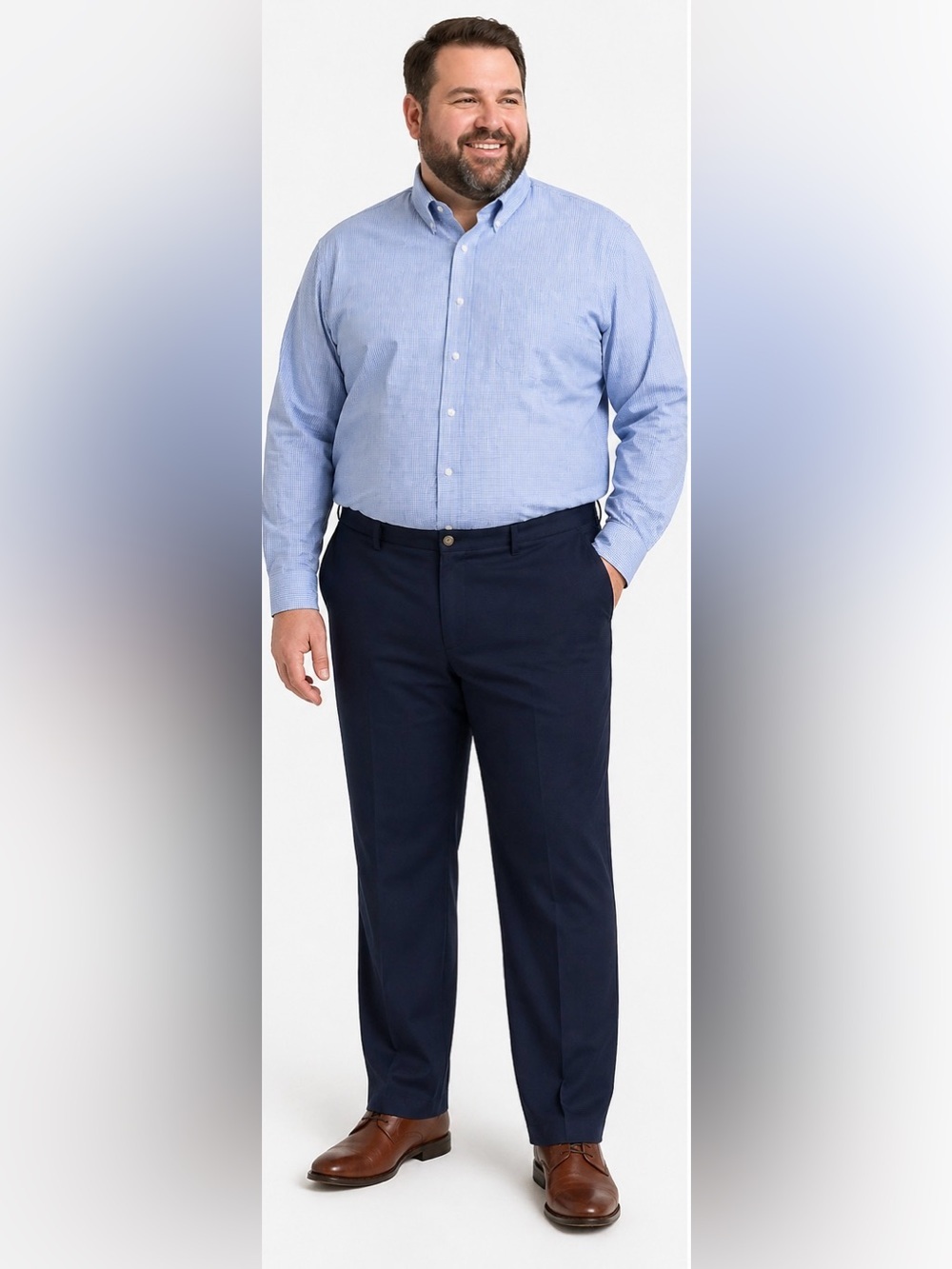 Polo Ralph Lauren Navy Dress Pants 50x32 Classic Fit Stretch